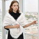 Faux Fox Fur Shawl Cape Cheongsam Wedding Dress Wrap