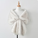 Faux Fox Fur Shawl Cape Cheongsam Wedding Dress Wrap