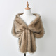 Faux Fox Fur Shawl Cape Cheongsam Wedding Dress Wrap