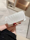 Elegant Satin Evening Bag Pleated Clutch Rhinestone Formal Purse