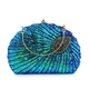 Pailletten Perlen Pfau Abend Clutch Tasche Für Damen