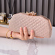 green clutch bag diamond lattice luxury designer party hand wallet for women fashion purse and handbag flower hasp shoulder bag