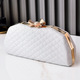 green clutch bag diamond lattice luxury designer party hand wallet for women fashion purse and handbag flower hasp shoulder bag