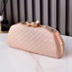 green clutch bag diamond lattice luxury designer party hand wallet for women fashion purse and handbag flower hasp shoulder bag