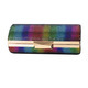Rainbow Crossbody Clutch Evening Purse With Diamond Detail