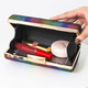 Rainbow Crossbody Clutch Evening Purse With Diamond Detail