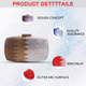 Elegant Crystal Clutch Diamond Gradient Evening Bag