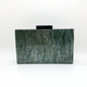 Acrylic Clutch Purse Multicolor Plaid Patchwork Evening Bag With Chain