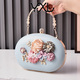Floral Pu Fabric Shoulder Evening Clutch Bag