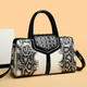 luxury new crocodile cowhide women's high quality leather bag large capacity female one shoulder handbag boston pillow bag