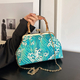 Women's Evening Clutch Bag With Chain Shoulder Strap