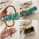 Women's Evening Clutch Bag With Chain Shoulder Strap