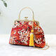 fashion vintage fringe bag small shell bags chain women shoulder crossbody bag crane flying women's handbags purses