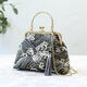fashion vintage fringe bag small shell bags chain women shoulder crossbody bag crane flying women's handbags purses