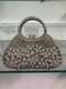 daisy flower rhinestone tote bag crystal women evening bags luxury designer party banquet clutch purse fashion diamone handbag