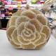 Rose Flower Crystal Evening Clutch Bag For Women Wedding Bridal Party
