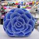 Rose Flower Crystal Evening Clutch Bag For Women Wedding Bridal Party