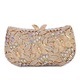 Women Evening Party Handbag Butterfly Crystal Clutch Bridal Purse