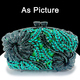 Gold Diamond Evening Clutch Bag With Swarovski Stones