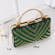 Rhinestone Clutch Handbag With Top Handle Sparkly Evening Wedding Purse