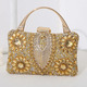 choice rhinestone beaded clutch evening bag women wedding party purse evening banquet bag european exquisite bridal purse para