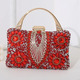 choice rhinestone beaded clutch evening bag women wedding party purse evening banquet bag european exquisite bridal purse para