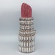 lipstick women luxury evening clutch rhinestone dinner clutch designer handbags for female crystal banquet party bag metal chain