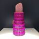 lipstick women luxury evening clutch rhinestone dinner clutch designer handbags for female crystal banquet party bag metal chain
