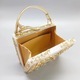 heary hollow metal gold flower crystal evening clutch bag women purses and handbags luxury designer wedding party travel nice wa