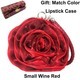 Women’S Rose Flower Handbag Satin Top Handle Bridal Evening Clutch Purse