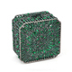 female banquet party purse luxury crystal clutch bag box metal frame chain women evening bag girl golden handbags sc228