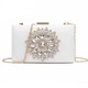 Women’S Crystal Clutch Purse For Weddings & Evening Events