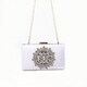 Women’S Crystal Clutch Purse For Weddings & Evening Events