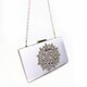 Women’S Crystal Clutch Purse For Weddings & Evening Events