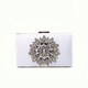 Women’S Crystal Clutch Purse For Weddings & Evening Events