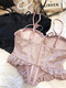Satin Lace Corset Top With Fishbone Underwire Bra