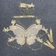 、woman crystal chain butterfly embroidery sleeveless backless adjustable ultra short top music prom crop top