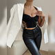 Corset Cut Out Patchwork Cross Bandage Camisole Crop Fishbone Vest