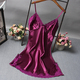 Bowknot Transparent Lace Tulle Hollow Suspender Nightdress