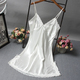Bowknot Transparent Lace Tulle Hollow Suspender Nightdress