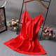 Bowknot Transparent Lace Tulle Hollow Suspender Nightdress
