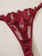 fairy lingerie floral valentine charming brief panty underwear nighty fancy underwear brief set for lady see through bra