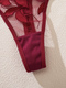 fairy lingerie floral valentine charming brief panty underwear nighty fancy underwear brief set for lady see through bra