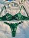 fairy lingerie floral valentine charming brief panty underwear nighty fancy underwear brief set for lady see through bra