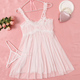 Transparent Black Lace Babydoll And Panties Sleepwear Set