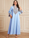 embroidered abayas for women muslim evening eid party dress kaftan dubai turkey robe arabic islam jalabiya caftan marocain femme