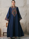 embroidered abayas for women muslim evening eid party dress kaftan dubai turkey robe arabic islam jalabiya caftan marocain femme
