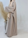 Ramadan, abaya lune noire, kimono, kebaya, Turquie, islam, robe pudique musulmane, vêtements de prière damen, caftans femme, robe femme musulmane