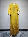 robe musulmane de l'Aïd pour femme, abaya à perles, col montant, jalabiya, Maroc, robes de soirée, abayas, caftan, abaya, vestidos arabes, longue robe