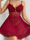 Women's Solid Color V-Neck Sleeveless Silk Nightdress Sleepwear